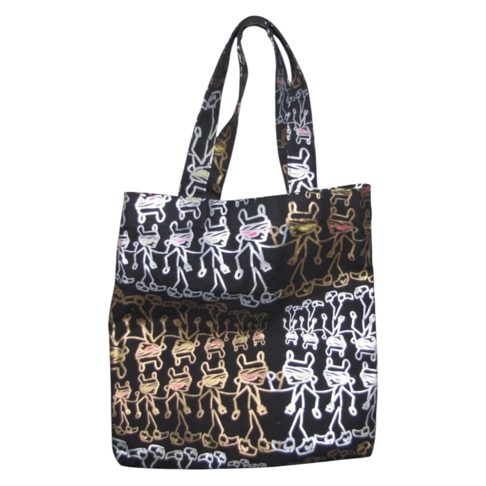 Kanye West Whatever It Takes Org Gold & Silver Art Canva Tote Bag